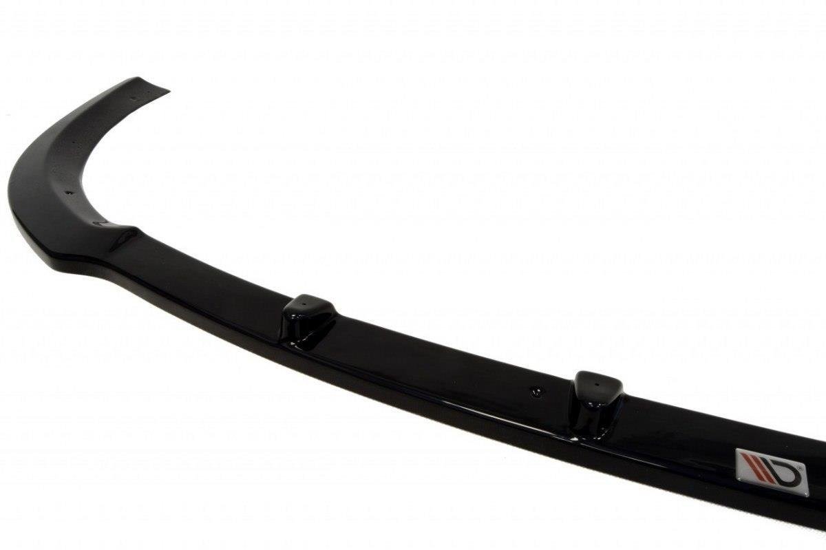 Maxton Design Street+ Spoilerlippe Front Ansatz V.1 passend für Ford Focus RS Mk2 schwarz Hochglanz