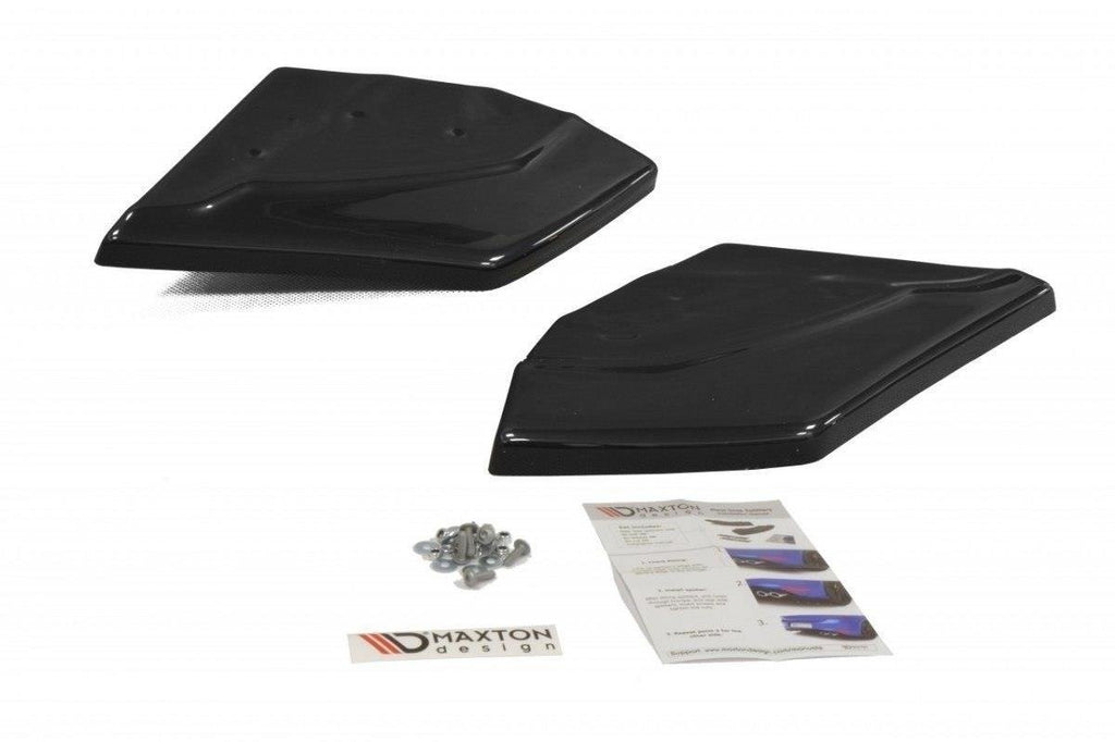 Maxton Design Heck Ansatz Flaps Diffusor passend für SEAT LEON III CUPRA / FR schwarz Hochglanz