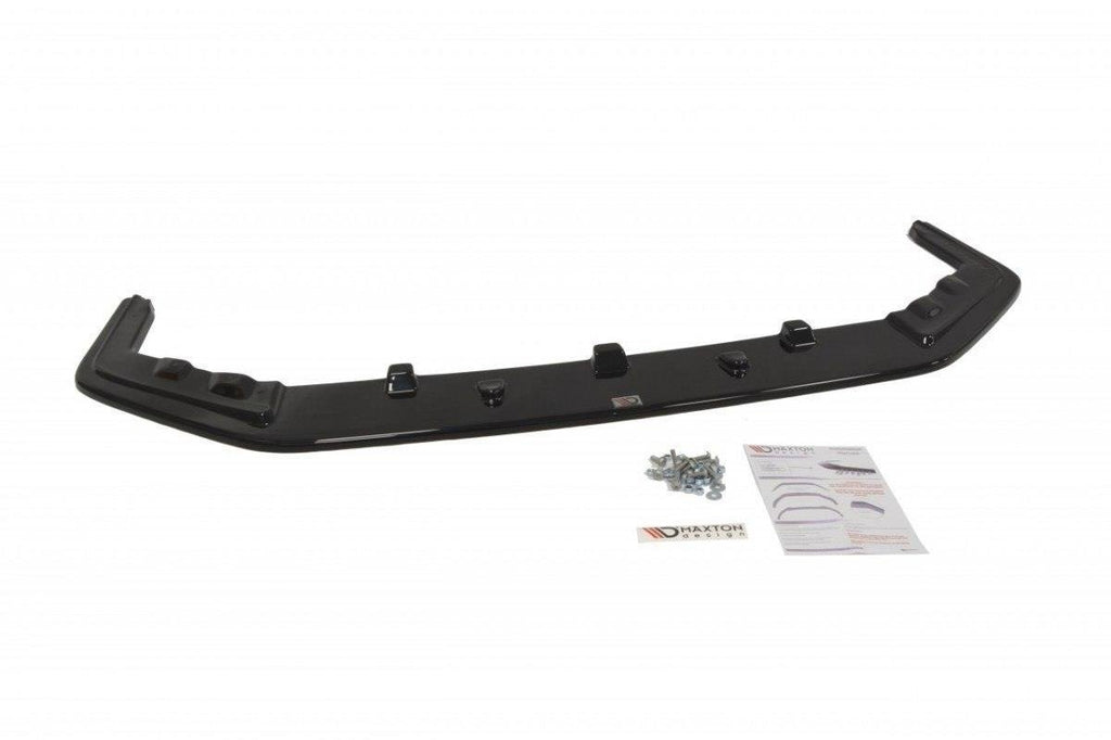 Maxton Design Street+ Spoilerlippe Front Ansatz passend für v.2 SUBARU WRX STI schwarz Hochglanz