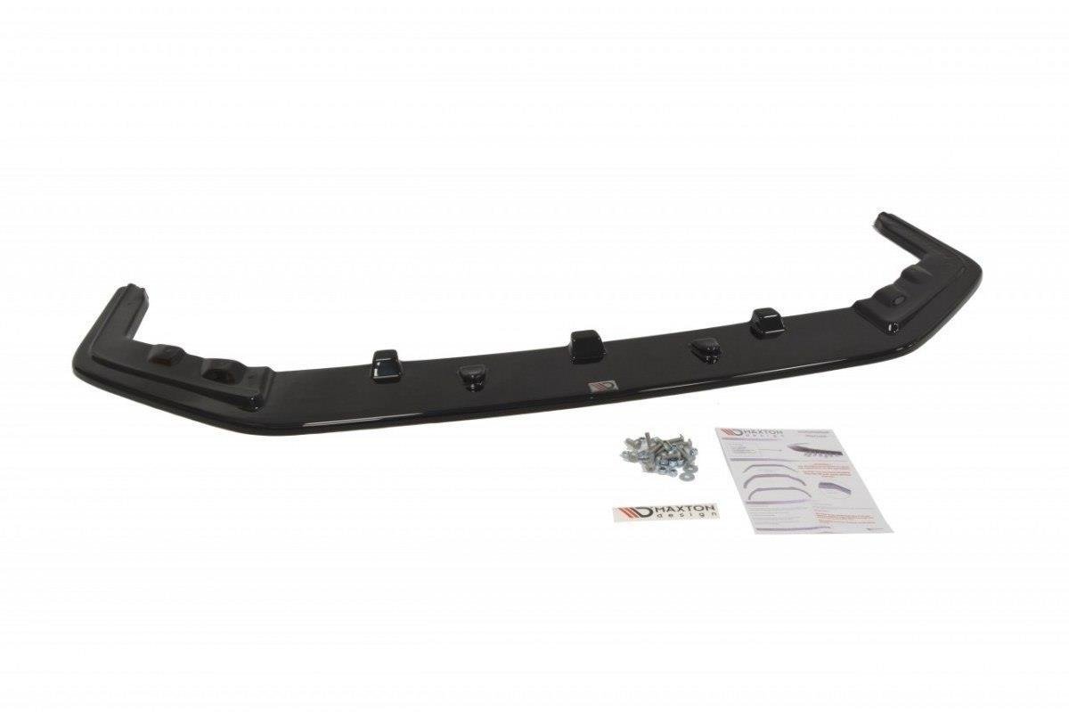 Maxton Design Street+ Spoilerlippe Front Ansatz passend für v.2 SUBARU WRX STI schwarz Hochglanz