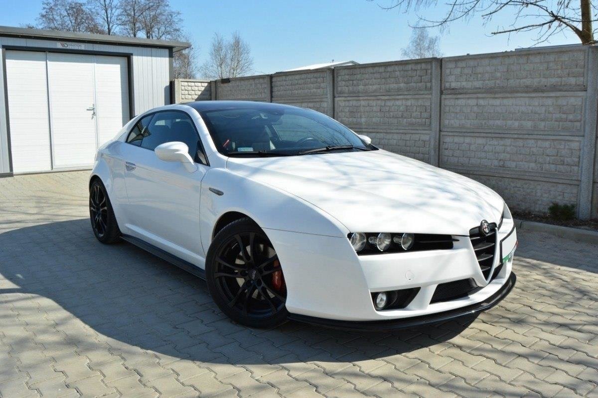 Maxton Design Street+ Seitenschweller Leisten passend für Alfa Romeo Brera schwarz Hochglanz