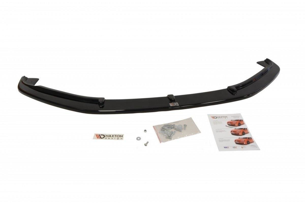 Maxton Design Street+ Spoilerlippe Front Ansatz passend für JAGUAR XF X250 Facelift schwarz Hochglanz