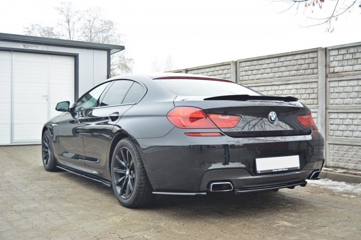 Maxton Design Heckansatz BMW 6er Gran Coupé M Paket DTM LOOK schwarz Hochglanz für BMW 6er F06- F12- F13