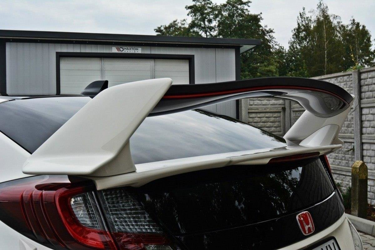 Maxton Design Spoiler CAP passend für n.1 HONDA CIVIC IX TYPE R schwarz Hochglanz