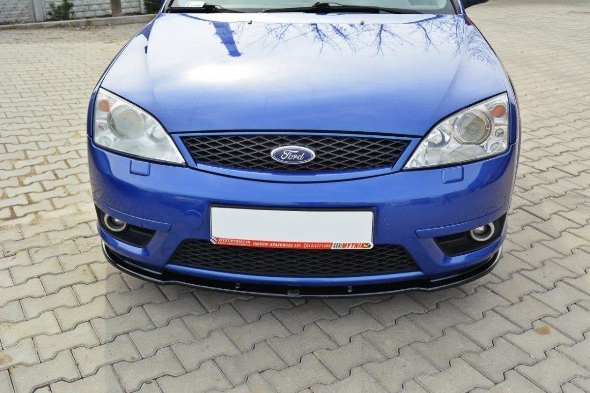 Maxton Design Street+ Spoilerlippe Front Ansatz passend für Ford Mondeo Mk3 ST220 schwarz Hochglanz