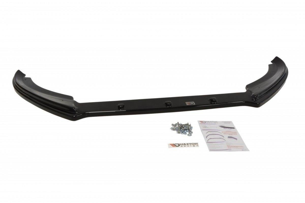 Maxton Design Street+ Spoilerlippe Front Ansatz V.1 passend für VW Jetta 6 schwarz Hochglanz