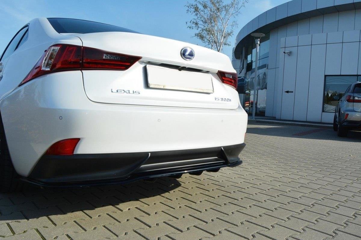 Maxton Design Heckansatz Lexus IS Mk3 H DTM LOOK schwarz Hochglanz für Lexus IS Mk3(XE30) 2013-2016
