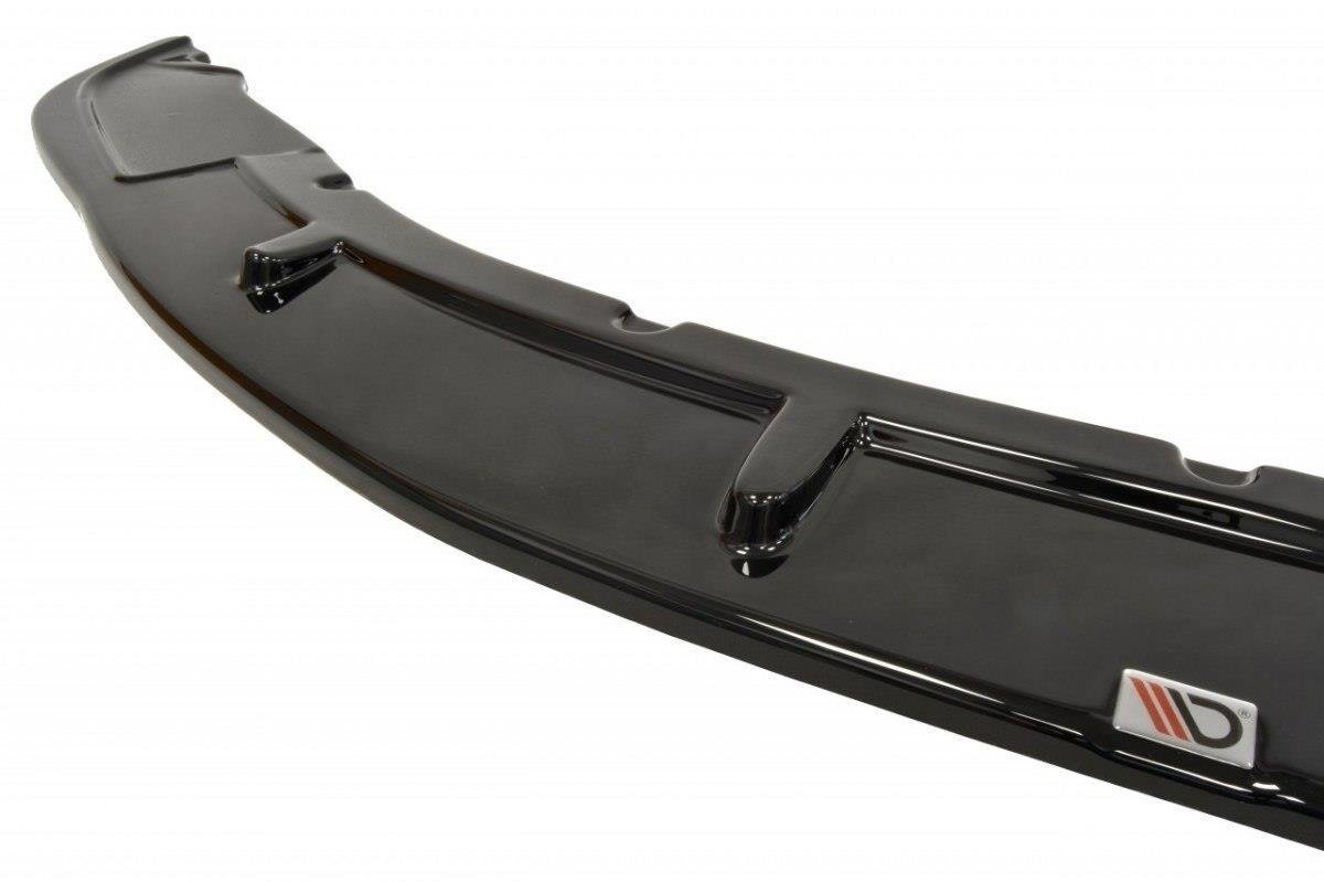 Maxton Design Street+ Spoilerlippe Front Ansatz passend für HONDA CIVIC VIII TYPE R GP schwarz Hochglanz