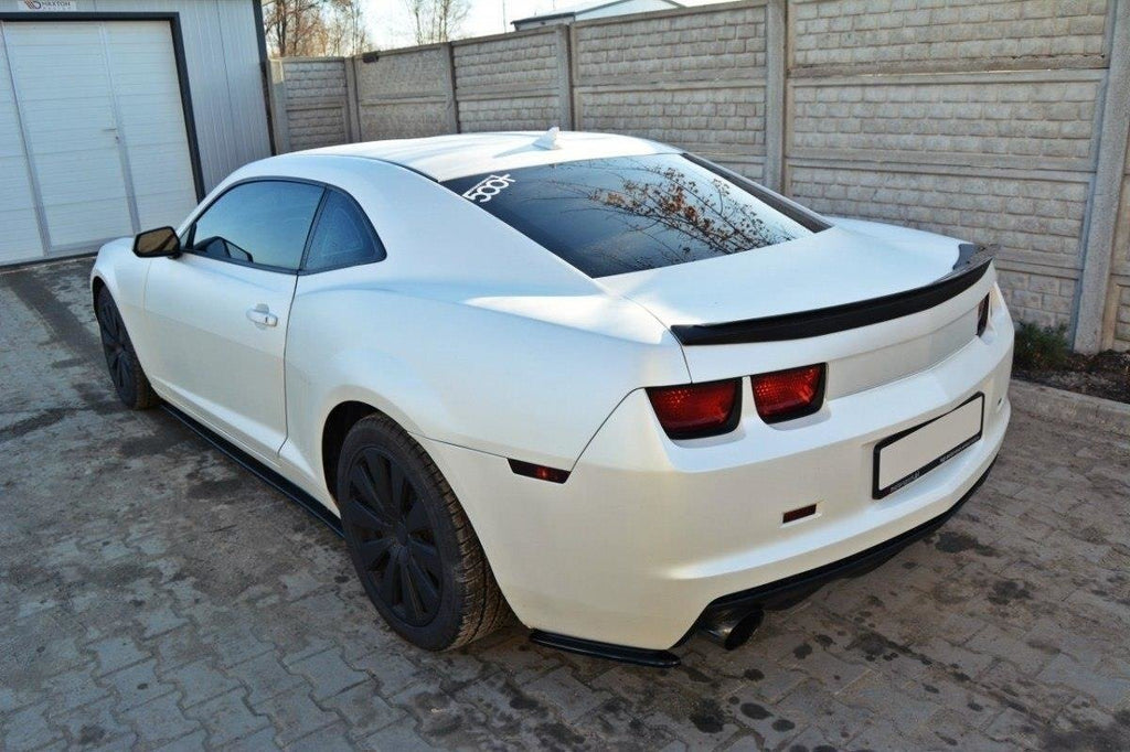 Maxton Design Spoiler CAP passend für Chevrolet Camaro Standard Mk5 schwarz Hochglanz