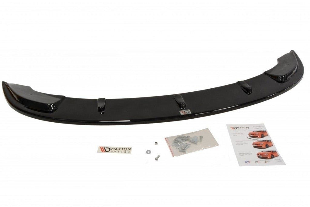 Maxton Design Street+ Spoilerlippe Front Ansatz passend für VW PASSAT B5 schwarz Hochglanz