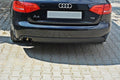 Maxton Design Heck Ansatz Flaps Diffusor passend für Audi A4 Limousine / Avant B8 schwarz Hochglanz