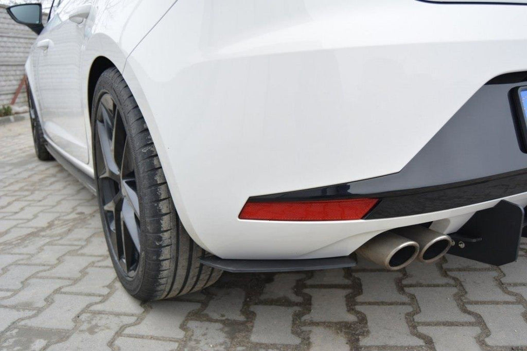 Maxton Design Diffusor Heck Ansatz passend für Heckschürze passend für SEAT LEON III FR