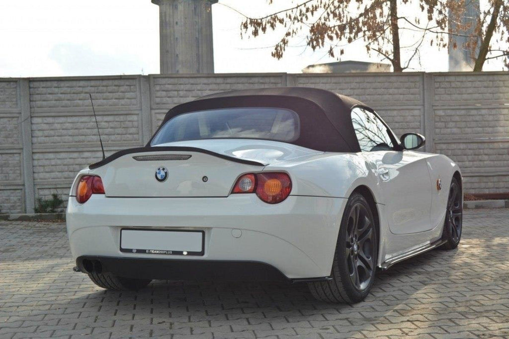 Maxton Design Spoiler CAP passend für BMW Z4 E85 vor Facelift schwarz Hochglanz