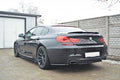 Maxton Design Heckansatz BMW 6er Gran Coupé M Paket schwarz Hochglanz für BMW 6er F06- F12- F13