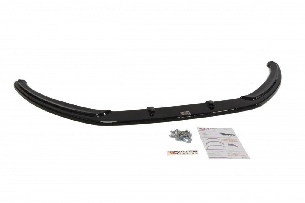 Maxton Design Street+ Spoilerlippe Front Ansatz passend für Ford Focus Mk3 Facelift schwarz Hochglanz