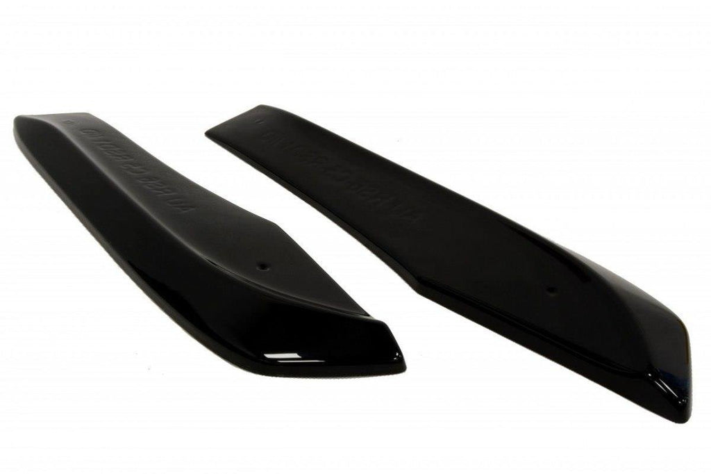 Maxton Design Heck Ansatz Flaps Diffusor passend für AUDI RS6 C5 AVANT schwarz Hochglanz