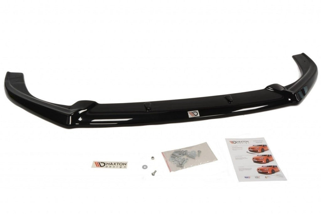 Maxton Design Street+ Spoilerlippe Front Ansatz passend für VW GOLF 6 schwarz Hochglanz