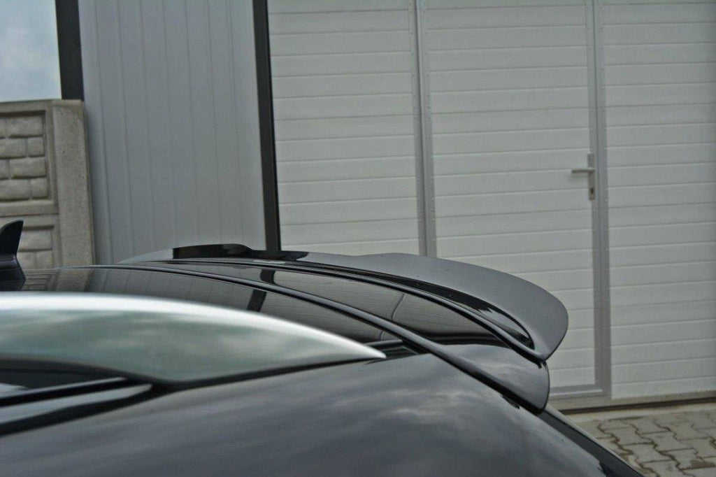 Maxton Design Spoiler CAP passend für Audi S4 / A4 S-Line B7 Avant schwarz Hochglanz