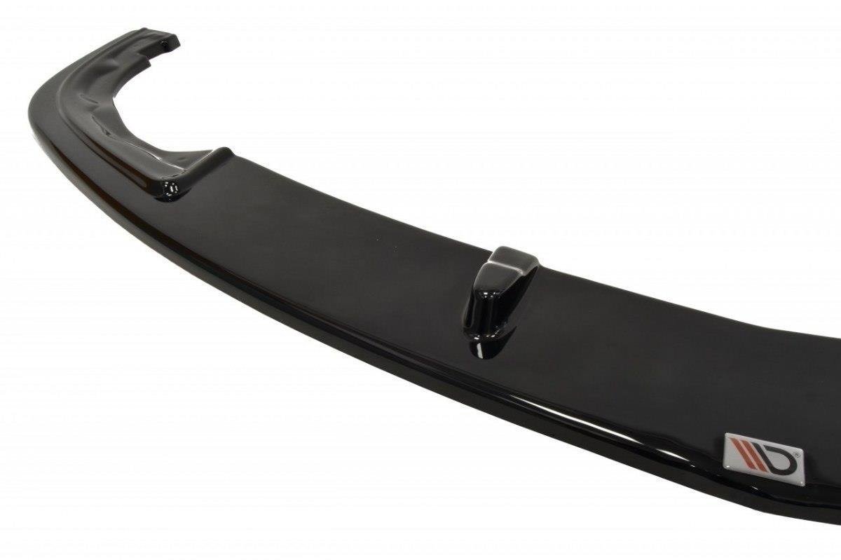 Maxton Design Street+ Spoilerlippe Front Ansatz passend für v.2 MAZDA 3 MK2 MPS schwarz Hochglanz