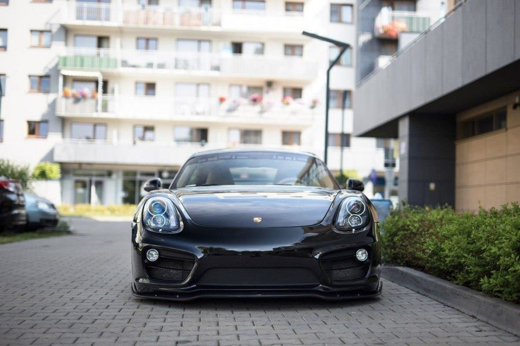 Maxton Design Street+ Spoilerlippe Front Ansatz V.1 passend für Porsche Cayman Mk2 981C