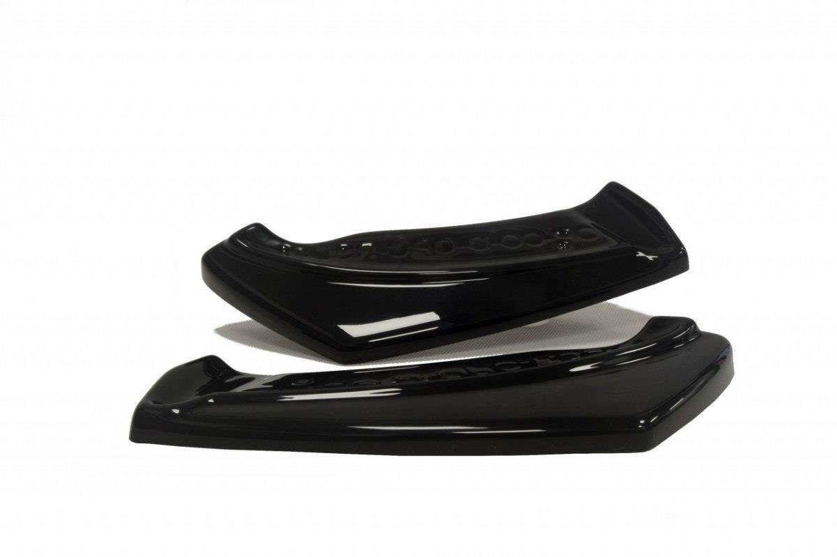 Maxton Design Heck Ansatz Flaps Diffusor passend für OPEL CORSA D OPC / VXR schwarz Hochglanz
