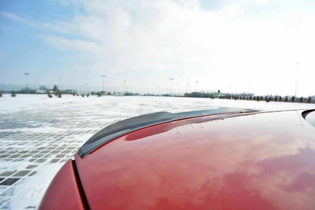 Maxton Design Spoiler CAP passend für BMW 3er Limousine F30 schwarz Hochglanz