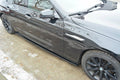 Maxton Design Seitenschweller Ansatz für BMW 6er Gran Coupé M Paket schwarz matt