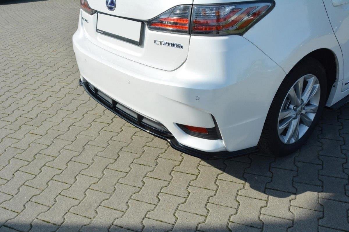 Maxton Design Heckansatz Lexus CT Mk1 Facelift schwarz Hochglanz für Lexus CT Mk1 Facelift
