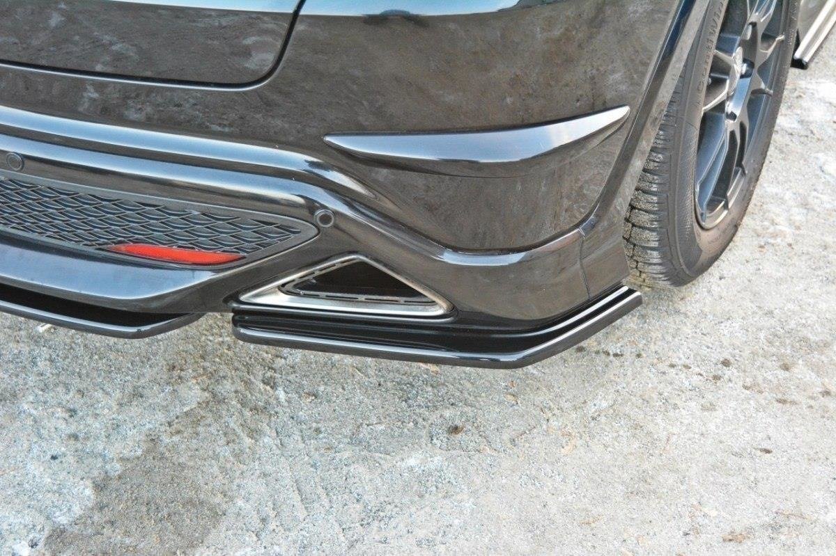 Maxton Design Heck Ansatz Flaps Diffusor passend für HONDA CIVIC VIII TYPE S/R schwarz Hochglanz