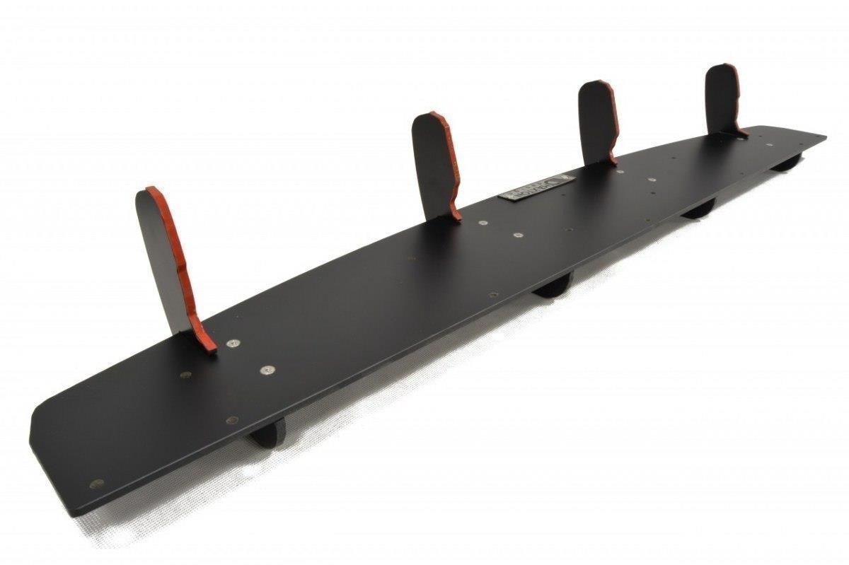 Maxton Design Heckschürze passend für & Heck Ansatz Flaps Diffusor passend für Audi A6 S-Line Limousine / Avant C7 (auspuffendrohr 2x1)