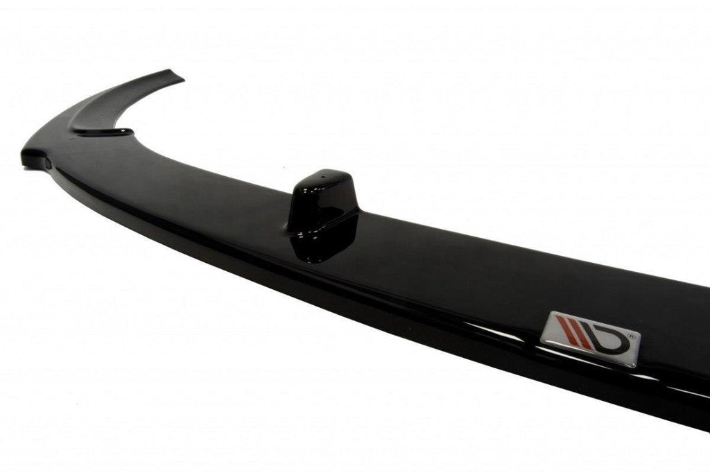 Maxton Design Street+ Spoilerlippe Front Ansatz passend für OPEL CORSA E OPC / VXR schwarz Hochglanz