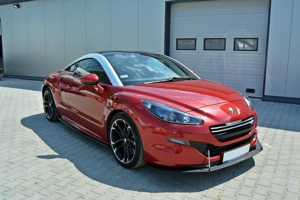 Maxton Design Racing Street+ Spoilerlippe Front Ansatz passend für PEUGEOT RCZ FACELIFT