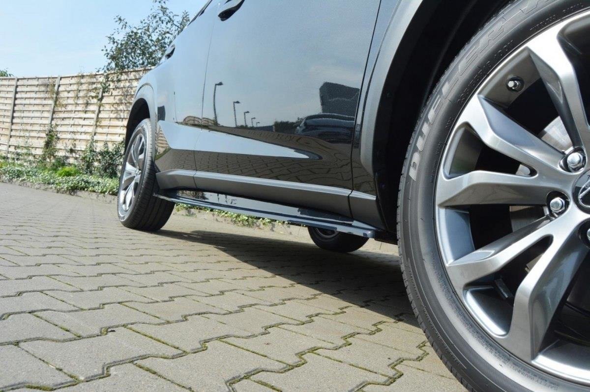 Maxton Design Street+ Seitenschweller Leisten passend für Lexus NX Mk1 /Mk1 Facelift schwarz Hochglanz