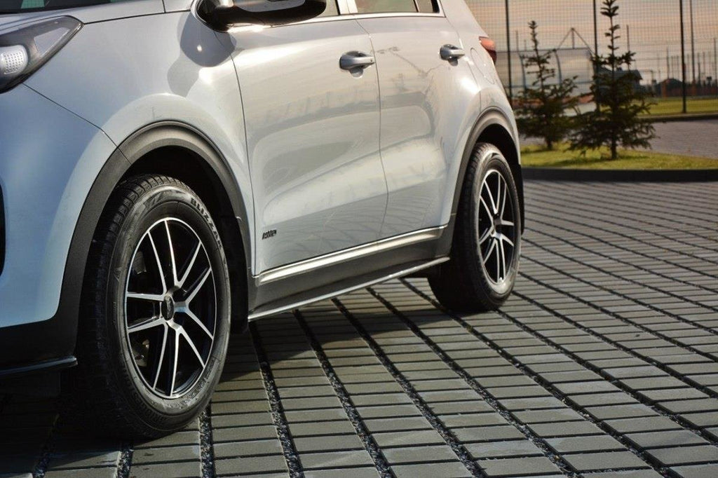 Maxton Design Seitenschweller Ansatz für KIA SPORTAGE mk4 GT-Line Carbon Look
