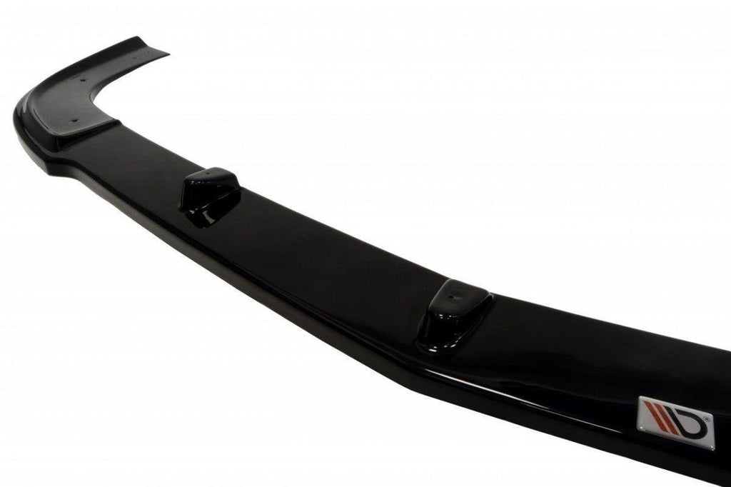 Maxton Design Street+ Spoilerlippe Front Ansatz passend für MERCEDES CLS C219 - W204 AMG LOOK schwarz Hochglanz