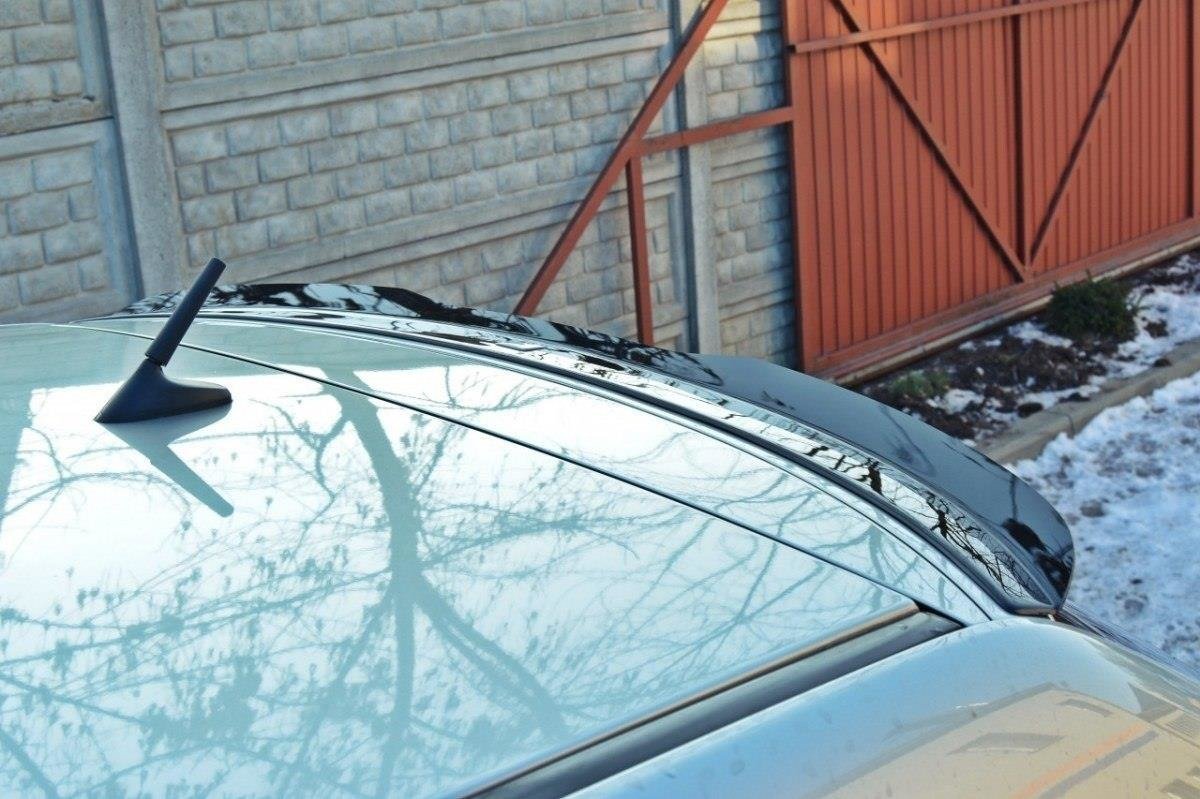Maxton Design Spoiler CAP passend für MAZDA CX-7 schwarz Hochglanz