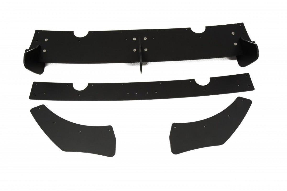 Maxton Design VW GOLF 7 GTI Diffusor Heck Ansatz passend für Heckschürze passend für & Heck Ansatz Flaps Diffusor passend für