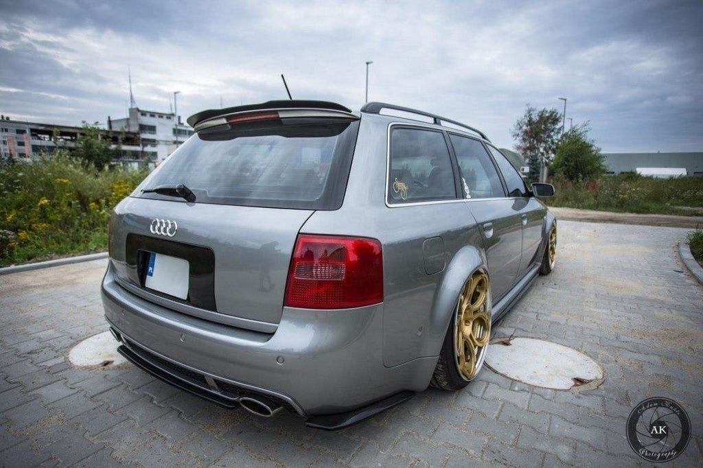 Maxton Design Heckansatz AUDI RS6 C5 AVANT schwarz Hochglanz für Audi A6