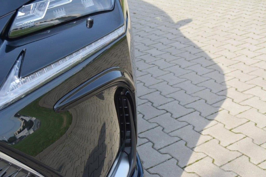 Maxton Design Nebelleuchten Abdeckung passend für Lexus NX Mk1 schwarz Hochglanz