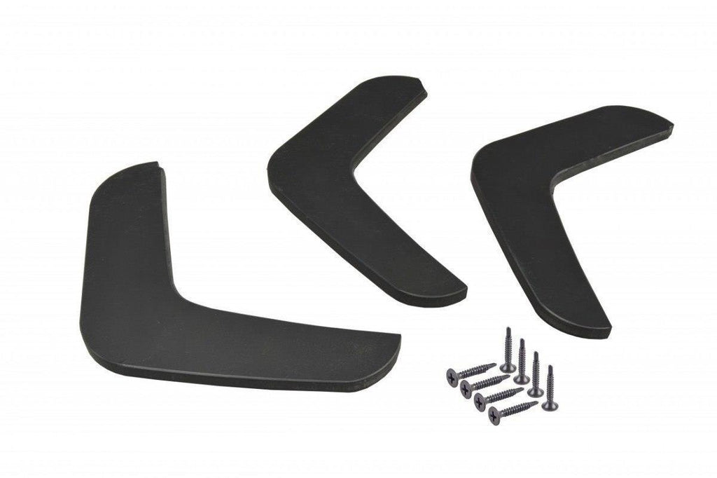 Maxton Design Diffusor Heck Ansatz passend für Heckschürze passend für v.2 Mercedes C W204 AMG-Line (FACELIFT)