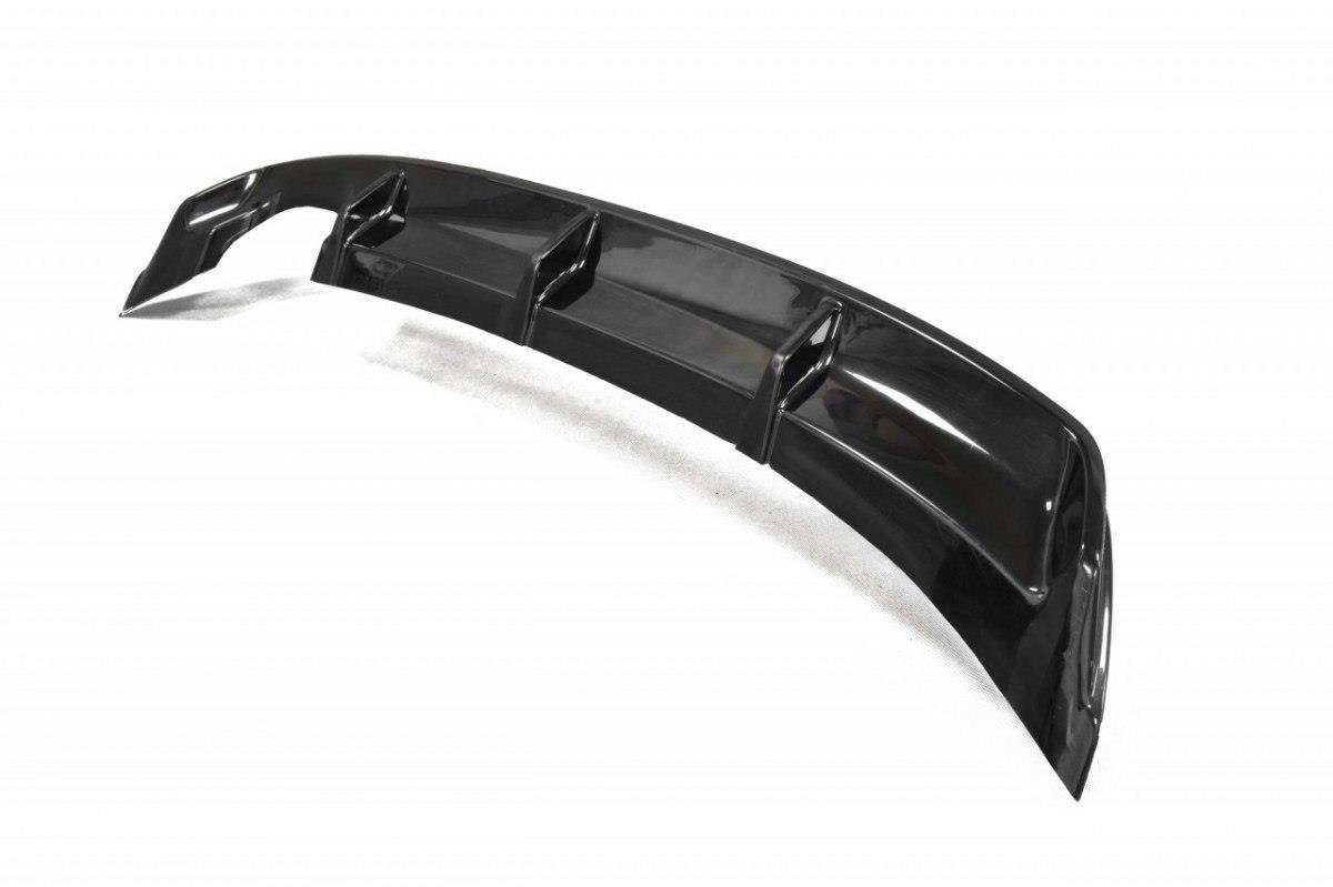 Maxton Design Diffusor Heck Ansatz passend für SEAT LEON III FR schwarz Hochglanz