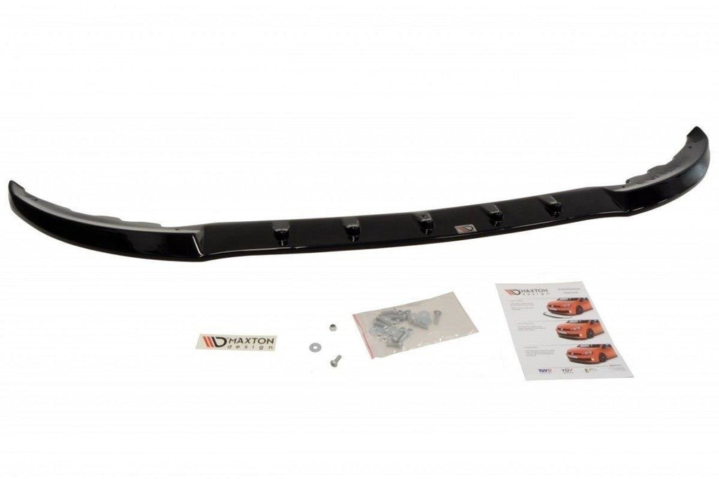 Maxton Design Street+ Spoilerlippe Front Ansatz passend für RENAULT MASTER MK3 schwarz Hochglanz