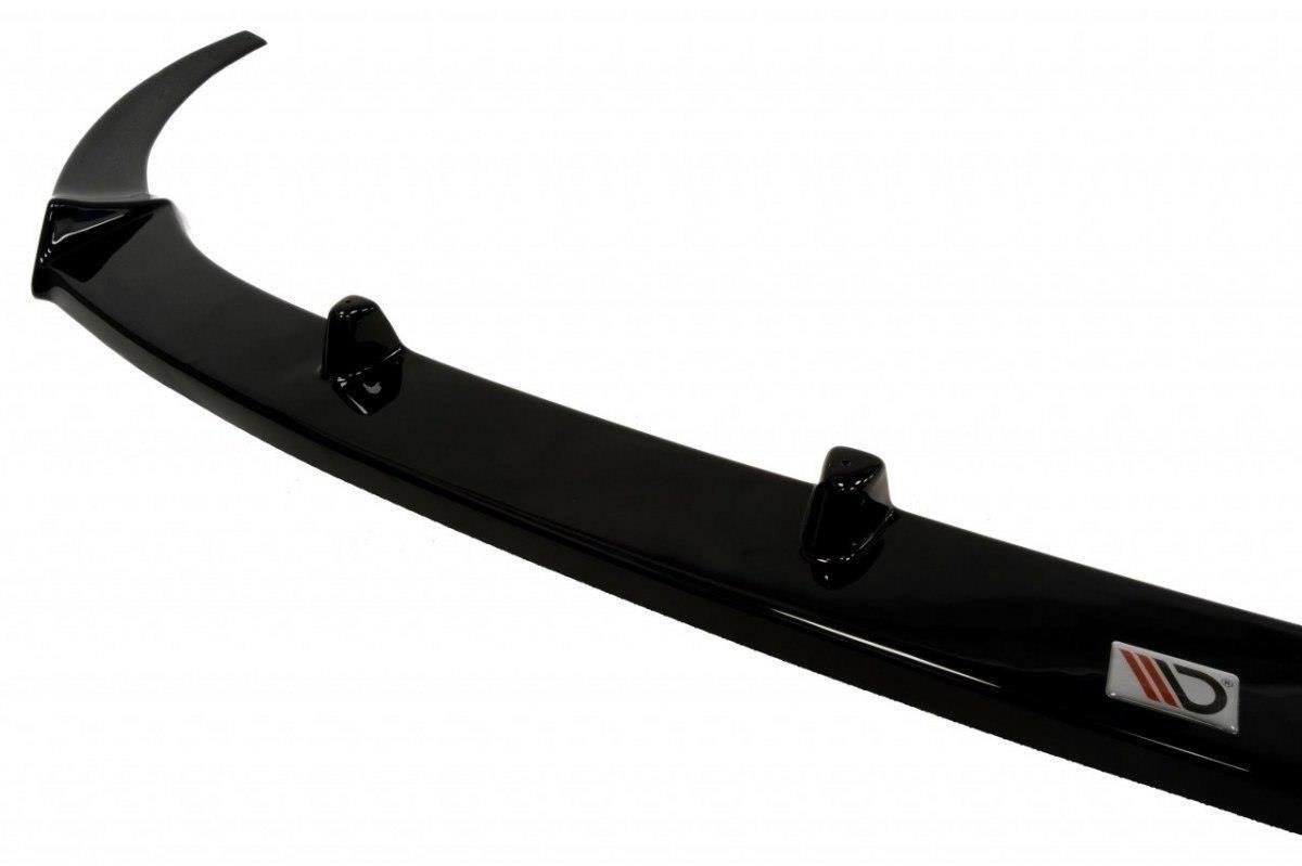 Maxton Design Street+ Spoilerlippe Front Ansatz passend für OPEL CORSA E OPC/VXR NÜRBURG schwarz Hochglanz