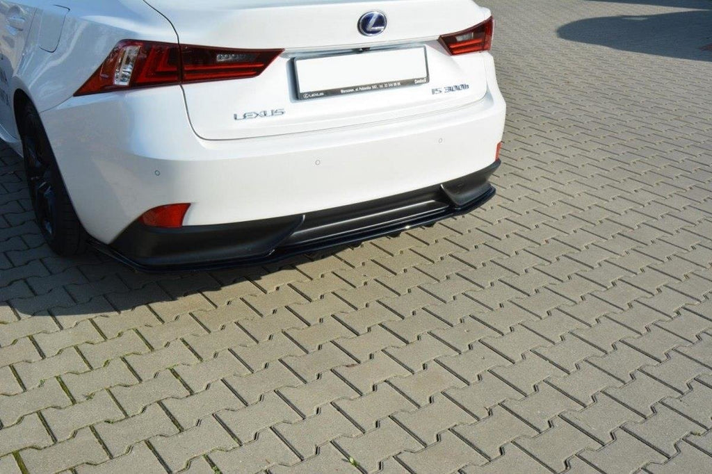 Maxton Design Heckansatz Lexus IS Mk3 H DTM LOOK schwarz Hochglanz für Lexus IS Mk3(XE30) 2013-2016