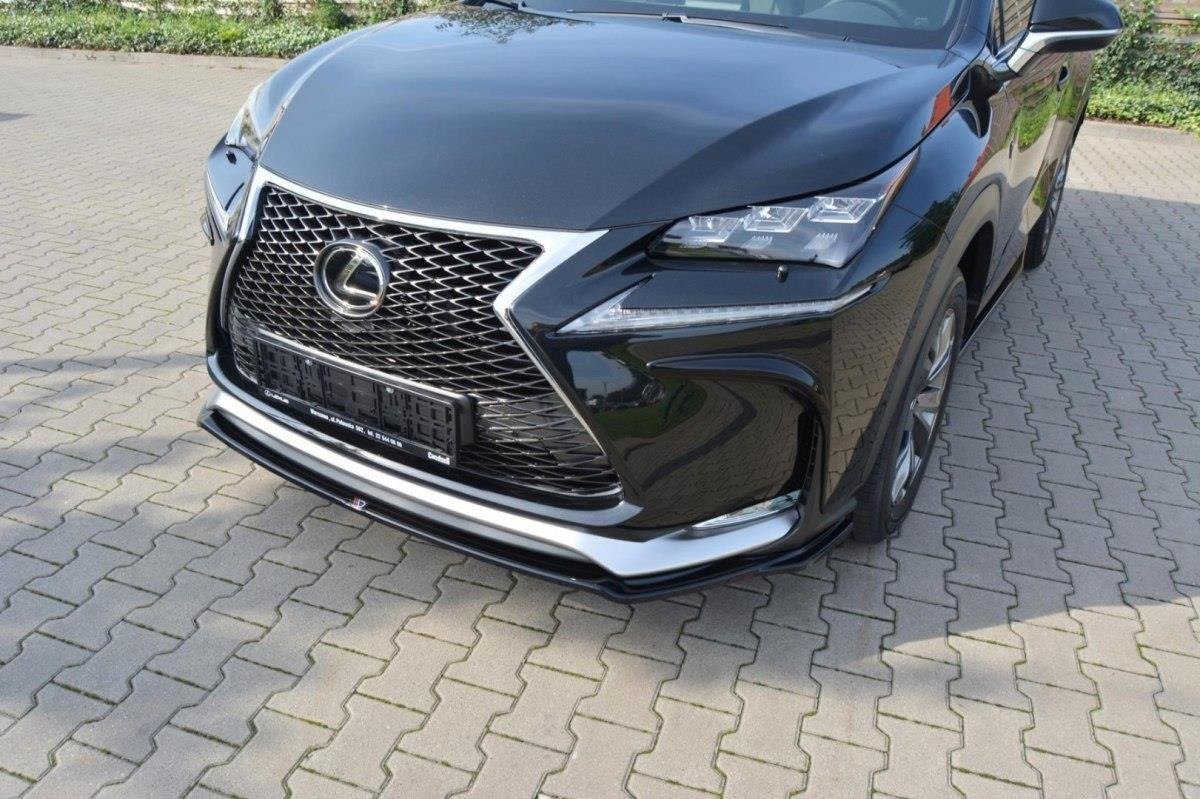 Maxton Design Front Ansatz V.1 für Lexus NX Mk1 F-Sport schwarz matt