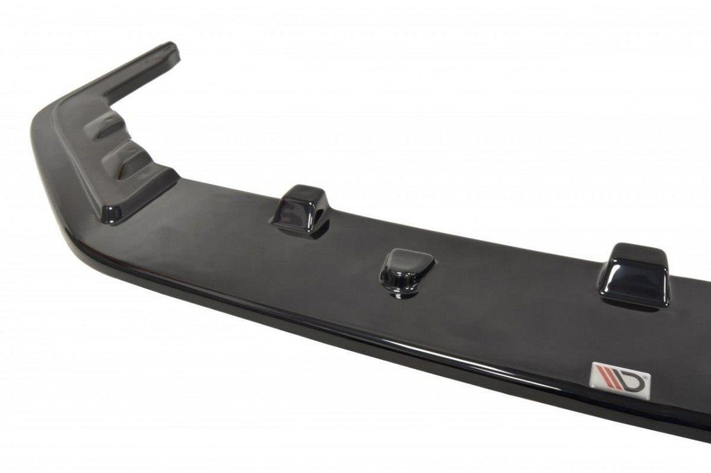 Maxton Design Street+ Spoilerlippe Front Ansatz passend für v.2 SUBARU WRX STI schwarz Hochglanz