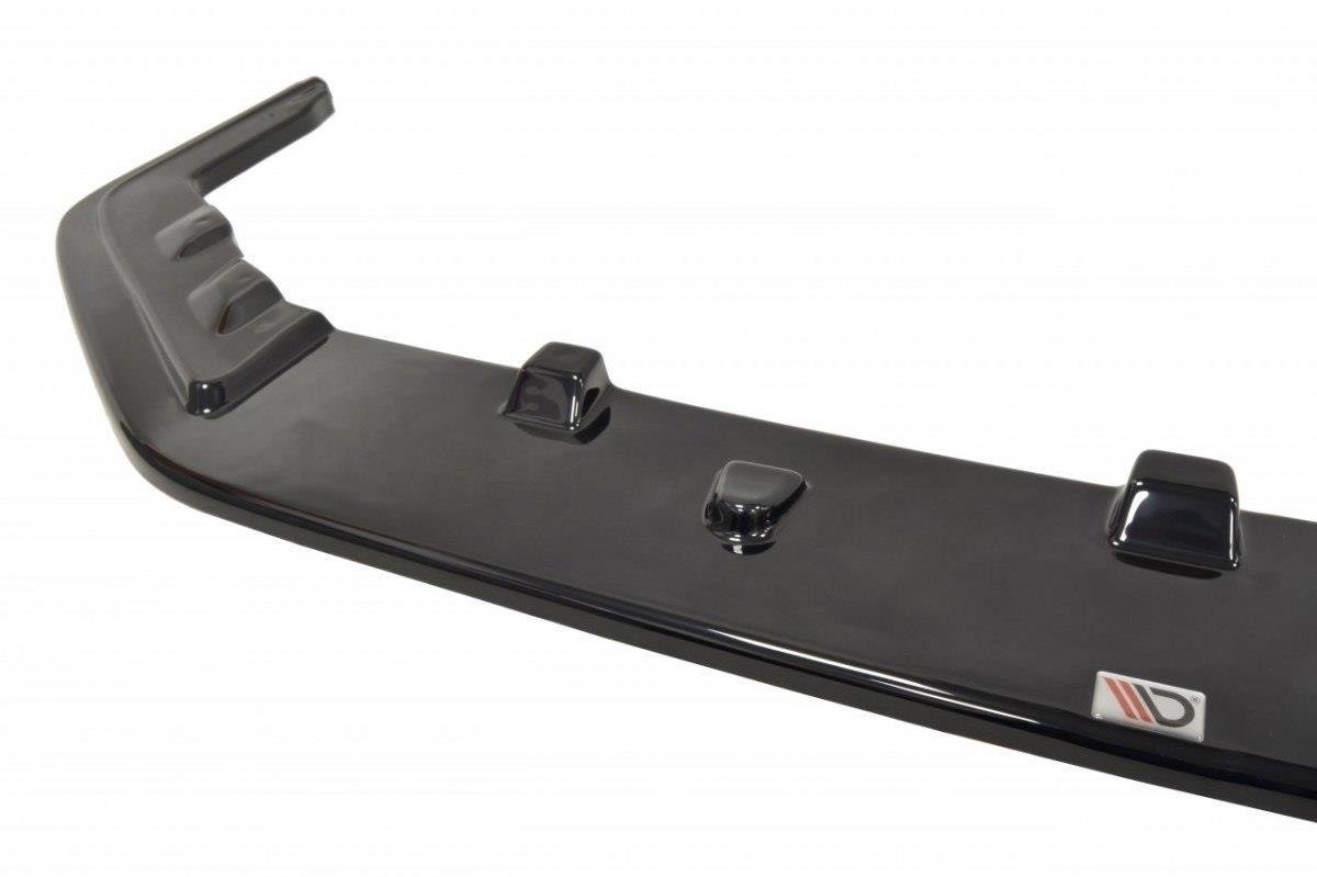 Maxton Design Street+ Spoilerlippe Front Ansatz passend für v.2 SUBARU WRX STI schwarz Hochglanz