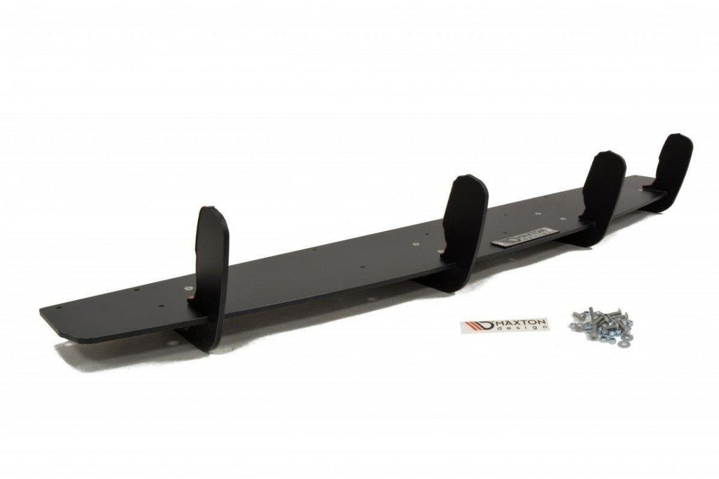 Maxton Design Heckschürze passend für & Heck Ansatz Flaps Diffusor passend für Audi A6 S-Line Limousine / Avant C7 (auspuffendrohr 2x1)
