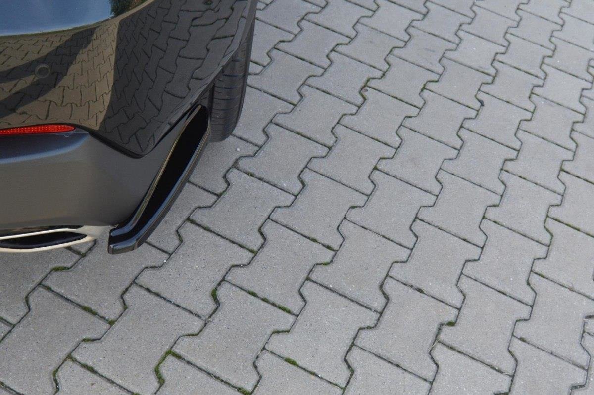 Maxton Design Heck Ansatz Flaps Diffusor passend für Lexus NX Mk1 T schwarz Hochglanz