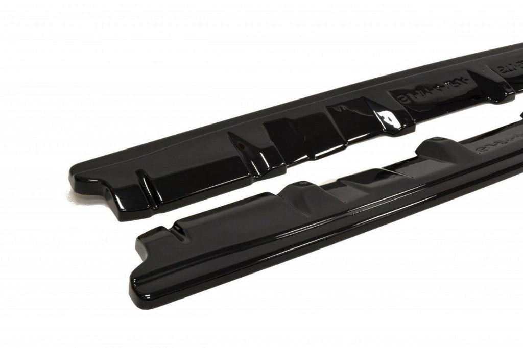 Maxton Design Street+ Seitenschweller Leisten passend für V.1 passend für Subaru Impreza WRX STI MK4 schwarz Hochglanz